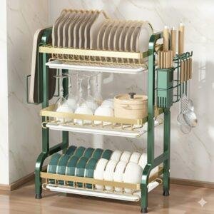 ستاند تجفيف الاطباق ثلاث صبقات